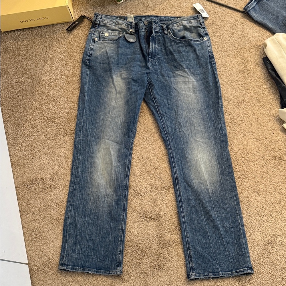 Buffalo David Bitton Straight Fit Denim Jeans